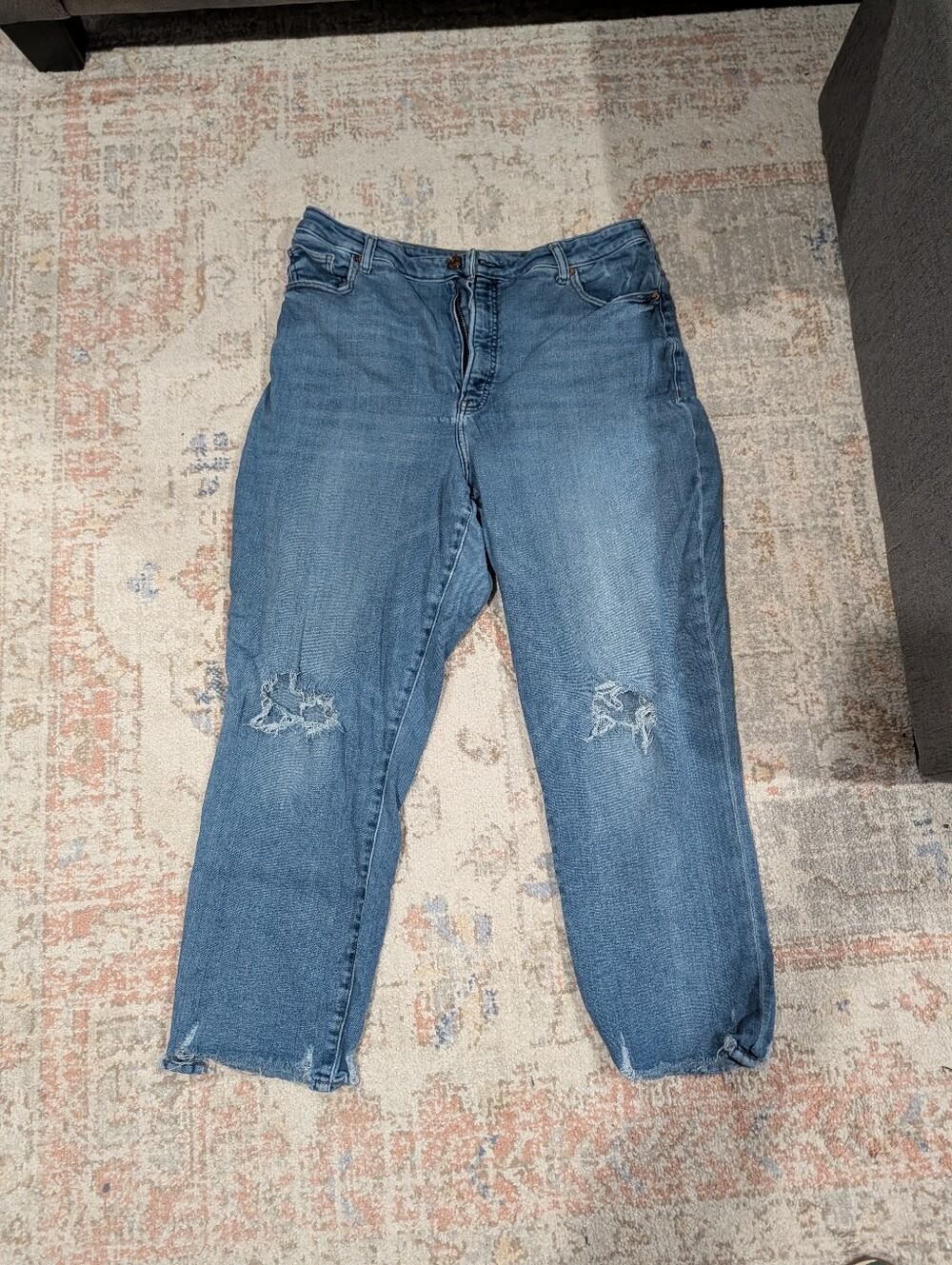 Express Denim Perfect Curves Slim Curvy Jeans Dark Wash Skinny 18L Long